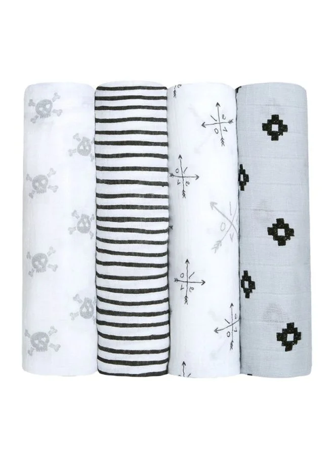 aden + anais Classic Swaddles, Pack of 4 - Lovestruck