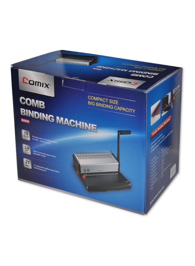 COMIX - Comb Binding Machine Black - Image 1
