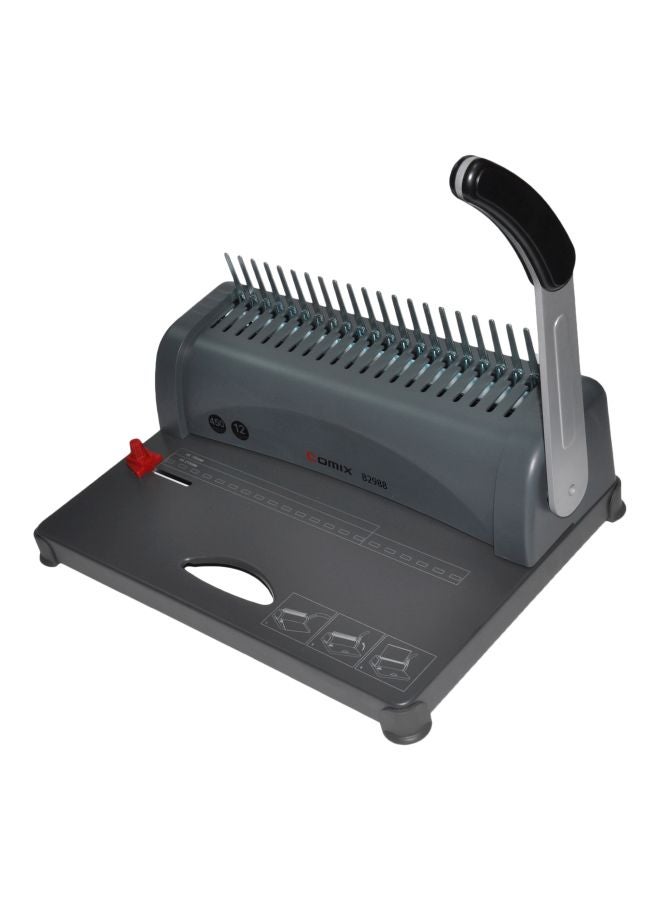COMIX - Comb Binding Machine Grey - Image 1