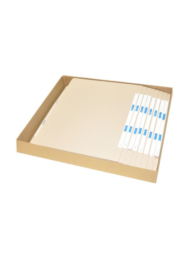 FIS 50-Piece Flat File With Plastic Fastener Set Buff - Image 3