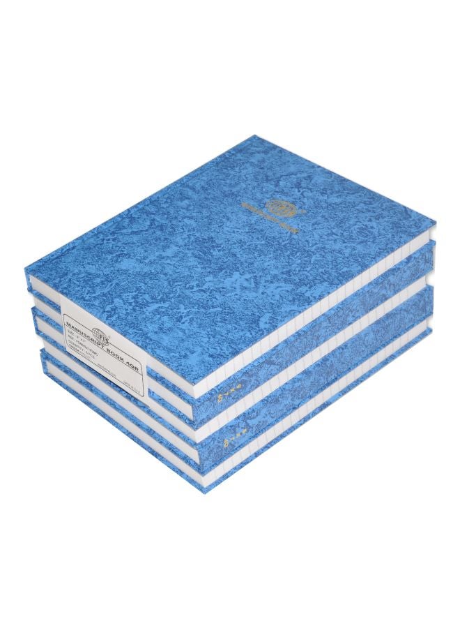 إف اي أس  مجموعة كتب مخطوطة مكونة من 5 قطع أزرق/ أبيض/ رمادي - Image 1