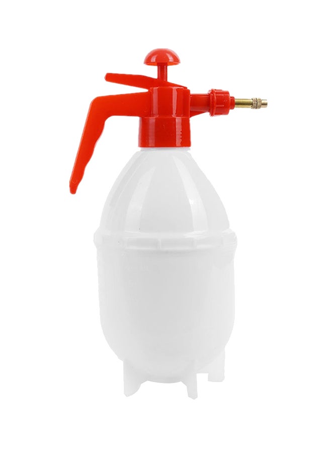 Generic Air Pressure Hand Pump Sprayer White/Red 0.8Liters  - Image 1