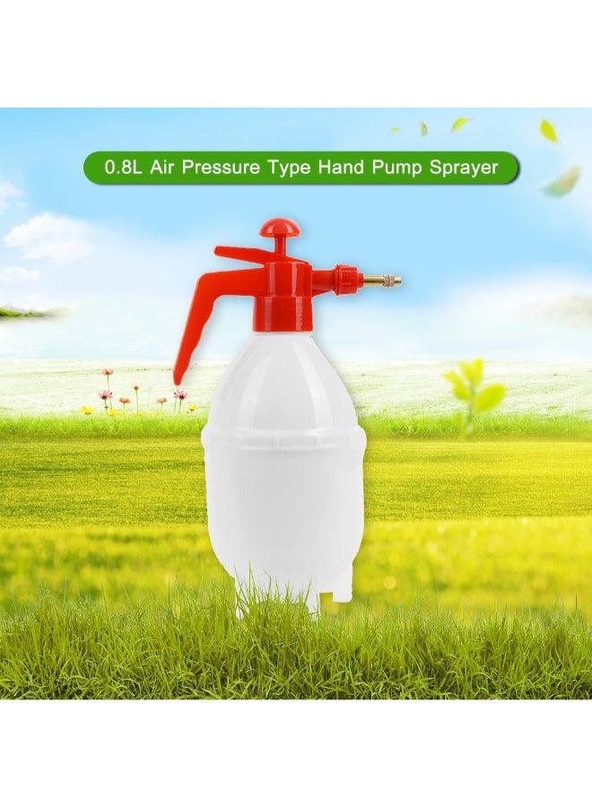 Generic Air Pressure Hand Pump Sprayer White/Red 0.8Liters  - Image 4
