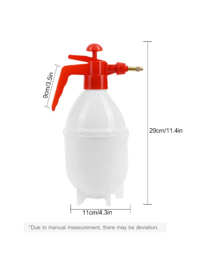 Generic Air Pressure Hand Pump Sprayer White/Red 0.8Liters  - Image 5