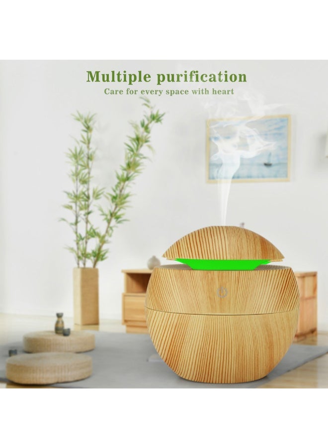 Generic USB  Ultrasound Air Humidifier Machine Brown 11cm  - Image 2