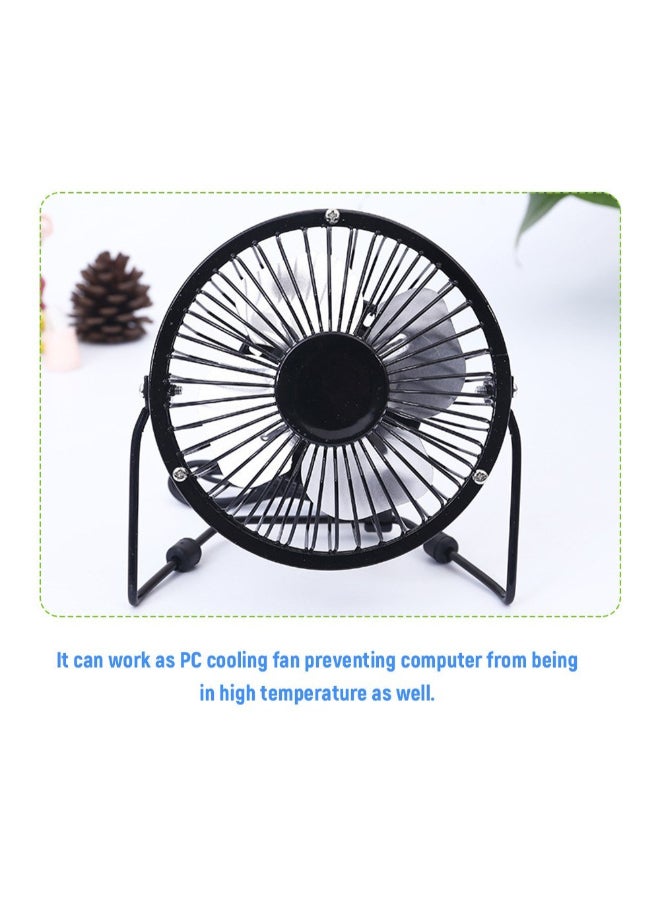 Generic Portable Mini USB Table Fan H31167B Black  - Image 2