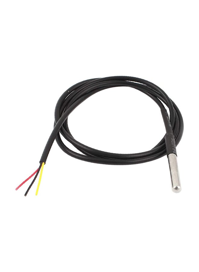 Generic Waterproof Digital Thermal Probe Sensor Cable Black 