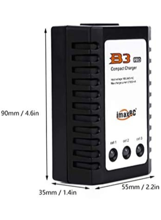 ImaxRC B3 Pro Compact Lithium Battery Charger Black  - Image 2