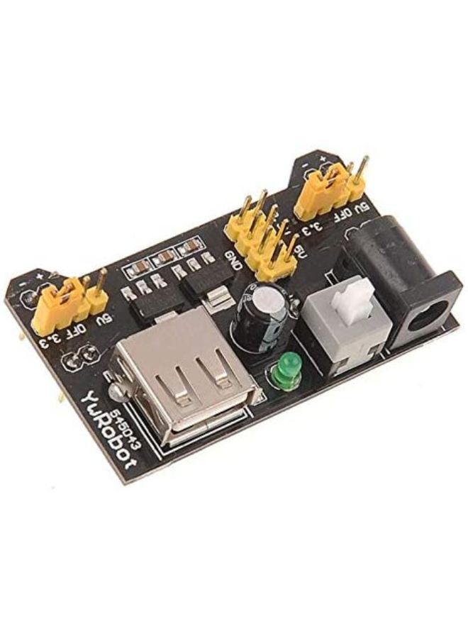 Generic MB102 Breadboard Power Supply Module MB102 Black/Yellow  - Image 2