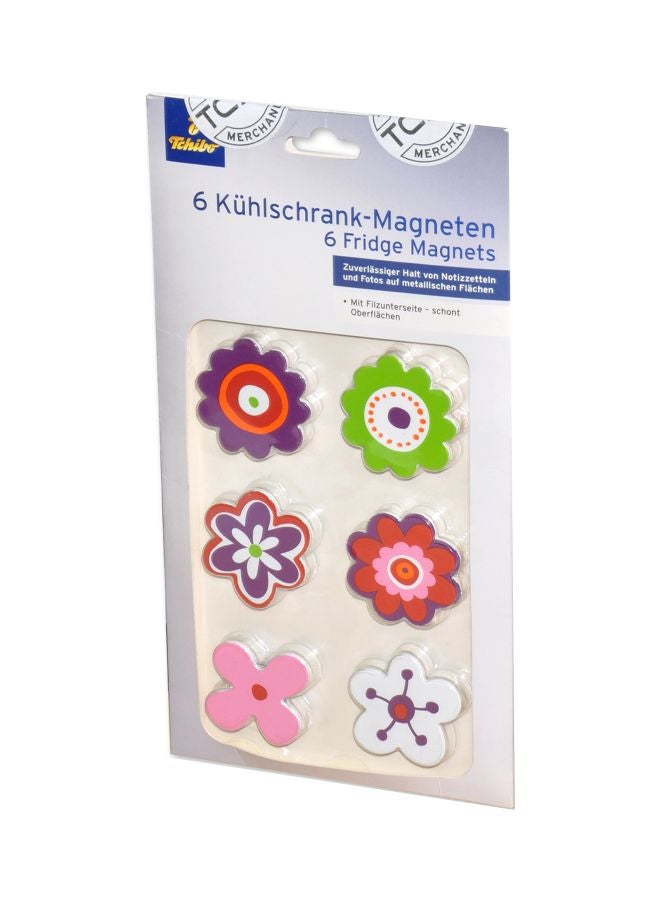 Tchibo 6-Piece Fridge Magnet Set Multicolour 