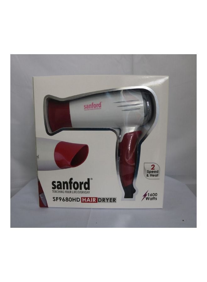 Electric Hair Dryer Red/White - v1592317850/N38656919A_5