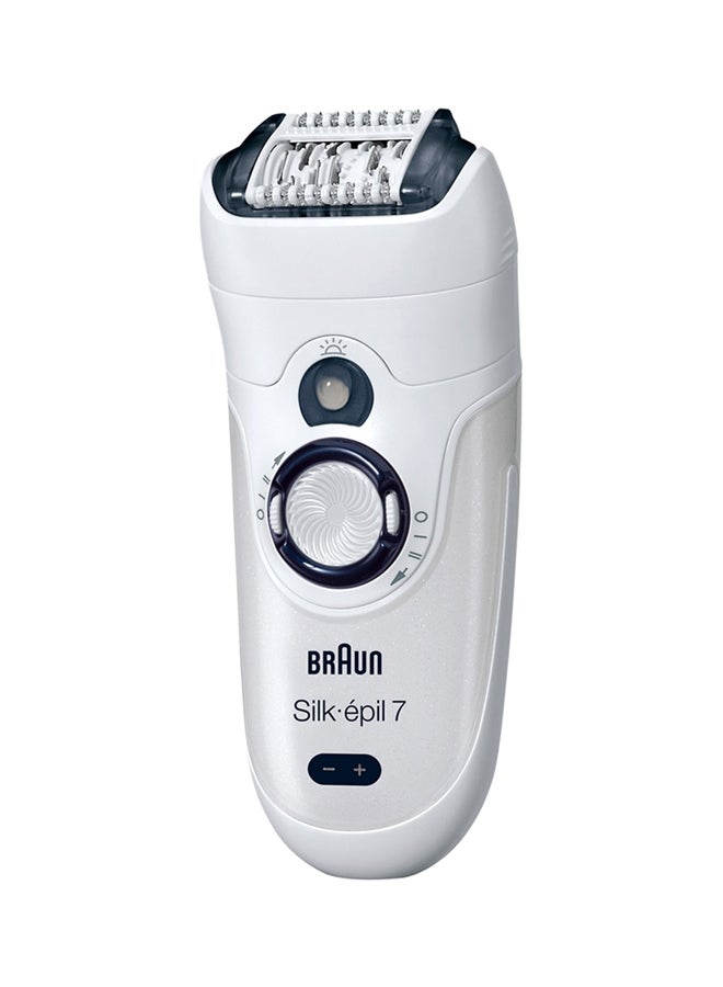BRAUN Silk-Epil 7 Wet And Dry Cordless Epilator White - Image 2