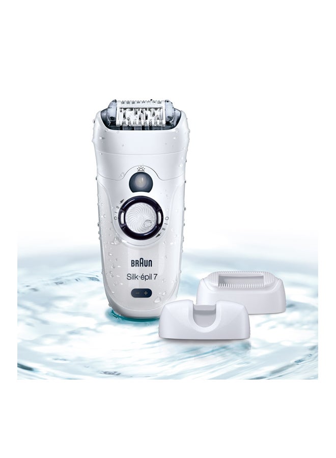 BRAUN Silk-Epil 7 Wet And Dry Cordless Epilator White - Image 4