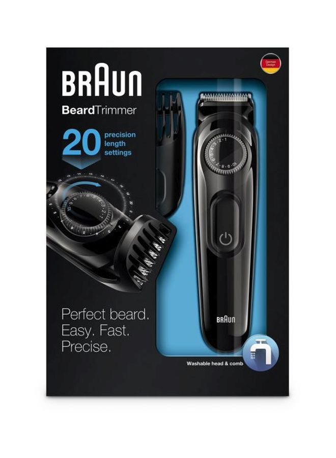 BRAUN Beard Trimmer With Attachment Black/Grey - Image 4