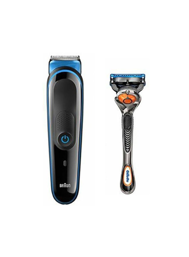 براون مجموعة متعددة من لوازم العناية 7 في 1 الأسود / الأزرق - Image 2