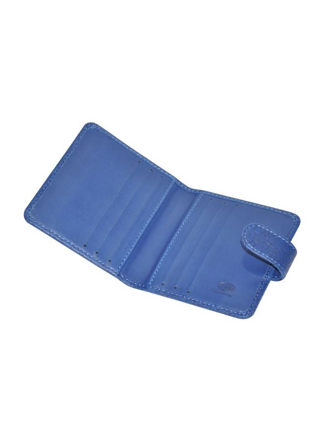 FIS Italian PU Padded Executive Card Holder Blue - Image 2