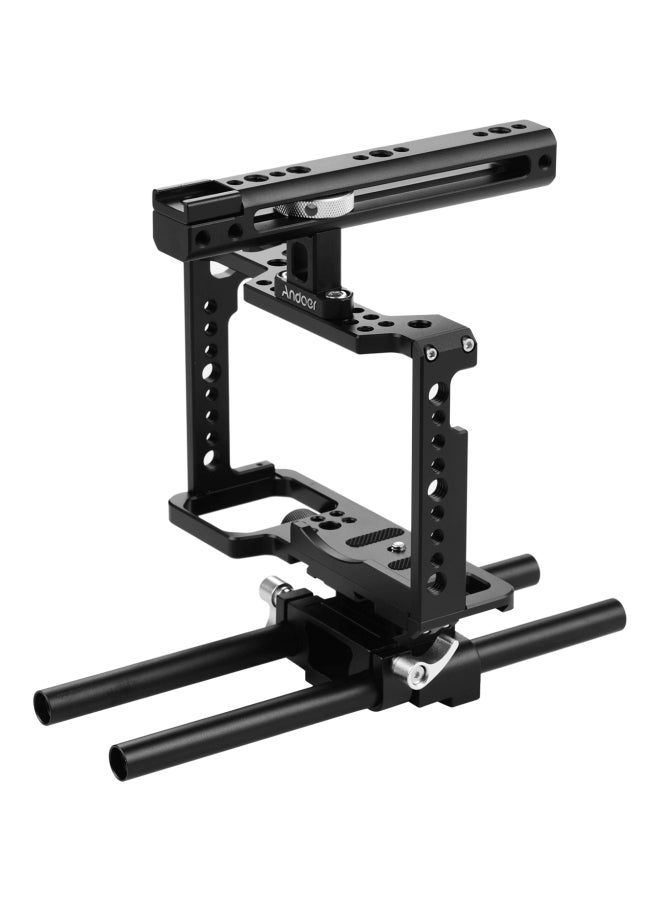 ANDOER Professional Full Frame Cage For Panasonic S1H Camera Black  - Image 1