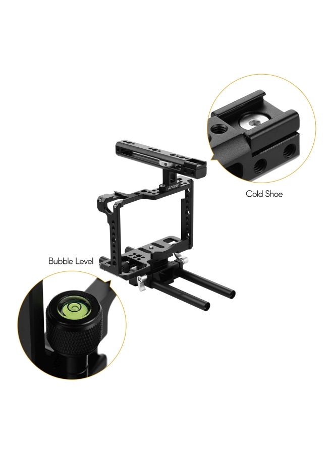 ANDOER Professional Full Frame Cage For Panasonic S1H Camera Black  - Image 3