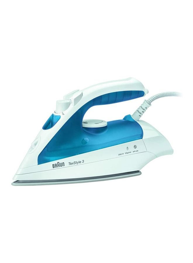 براون جهاز كي بالبخار تكستايل 3 بقدرة 2000 وات 1700.0 W TS 340 C أبيض / أزرق سماوي - Image 1