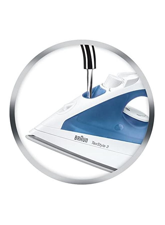 براون جهاز كي بالبخار تكستايل 3 بقدرة 2000 وات 1700.0 W TS 340 C أبيض / أزرق سماوي - Image 4