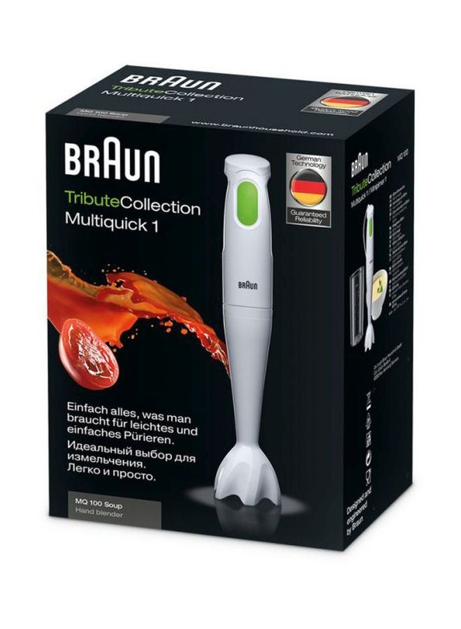 BRAUN - Tribute Collection Hand Blender Soup Maker Set 450W MQ 100 White - Image 1