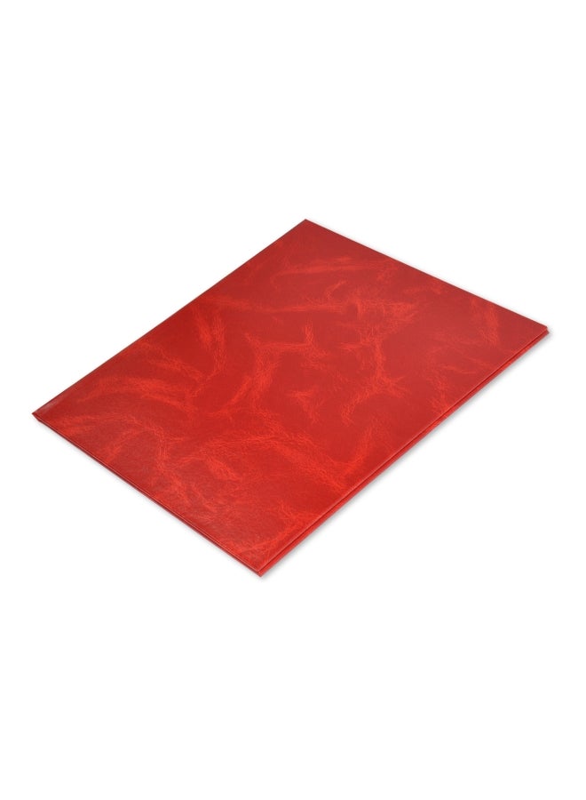 FIS A4 Certificate Folder Red - Image 2