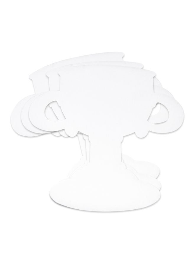 Artmate 3-Piece Peelable Canvas Sticker,8x8Inch White - Image 1