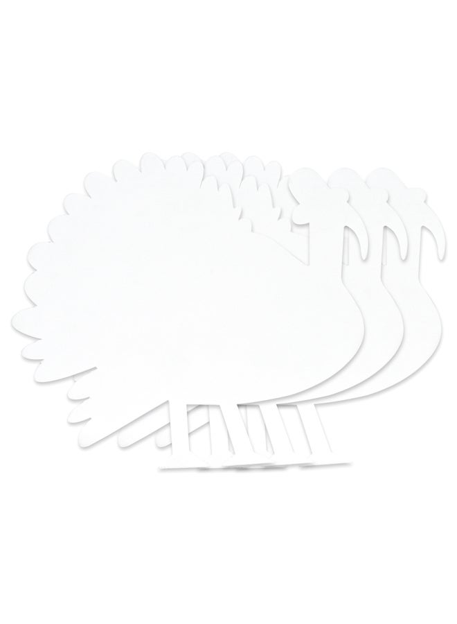 Artmate 3-Piece Peelable Canvas Sticker,8x8 Inch White - Image 1
