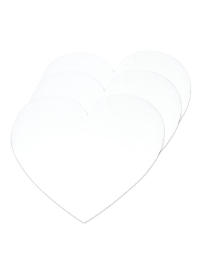 آرتمايت طقم ملصق قابل للنزع من قماش الكانفاس مقاس 8*8 بوصة مكون من 3 قطع أبيض - Image 1