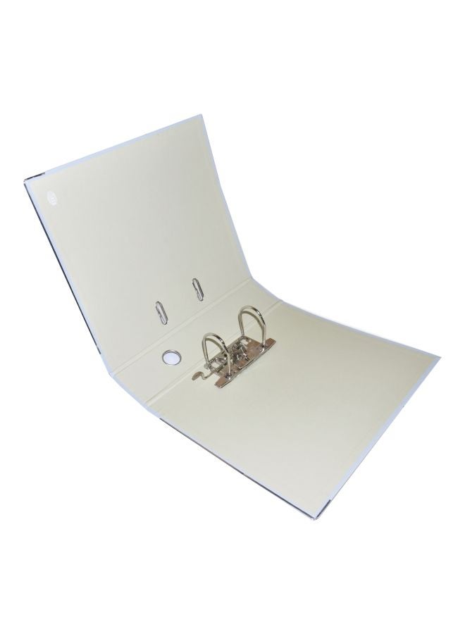 إف اي أس  مجلد ملفات صندوقي الشكل من البولي بروبلين مزود بذراع مقوسة رمادي - Image 1