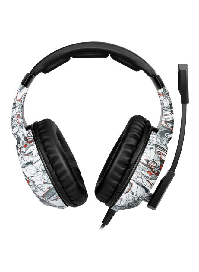 أونيكوما سماعة رأس سلكية للألعاب بتصميم يغطي الأذن ومزودة بميكروفون لجهاز بلايستيشن 4/ بلايستيشن 5/ إكس بوكس ون/ إكس بوكس سيريس إكس/ نينتندو سويتش/ الكمبيوتر المكتبي - Image 1