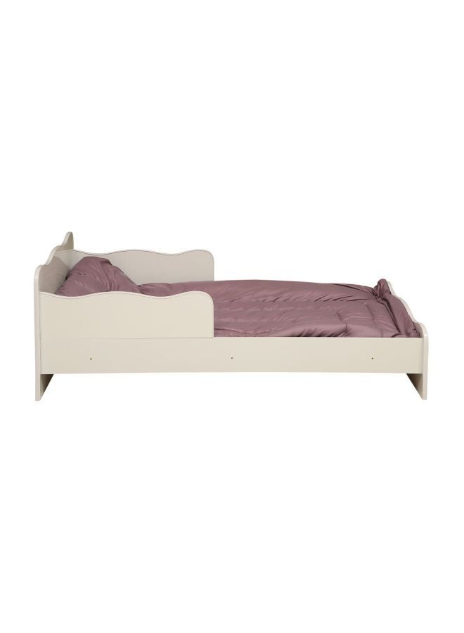 Pan Home Single | Soneca Toddler Bed | Mdf Material | Sturdy And Durable | White 155x81x54cm  - Image 3