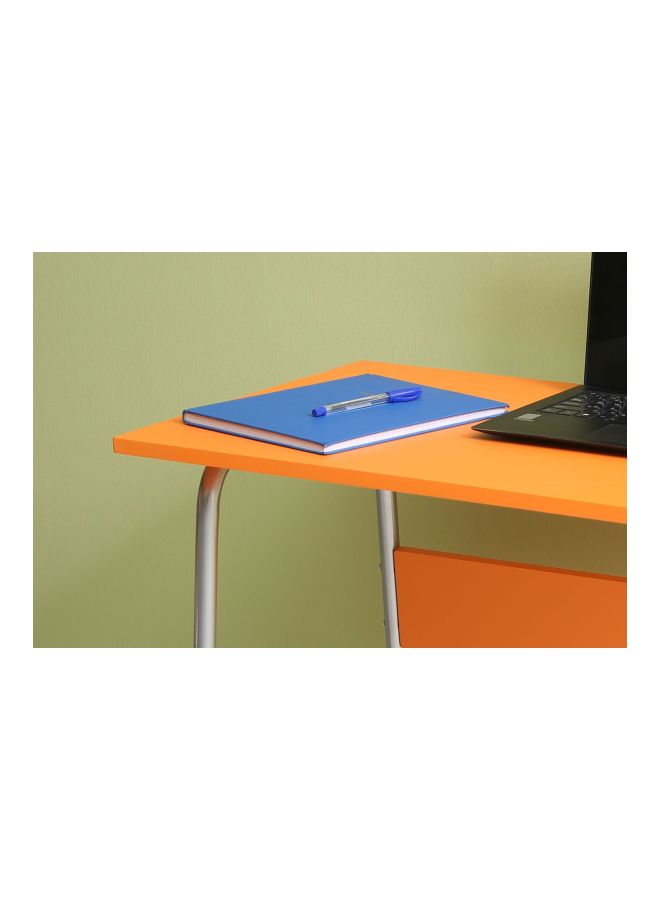 Pan Home Prophonics Computer Table Orange/Grey 71x46x76cm - Image 4