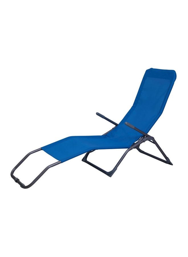 Pan Home Sunset Relax Chair Blue/Black 60x92x178cm  - Image 1