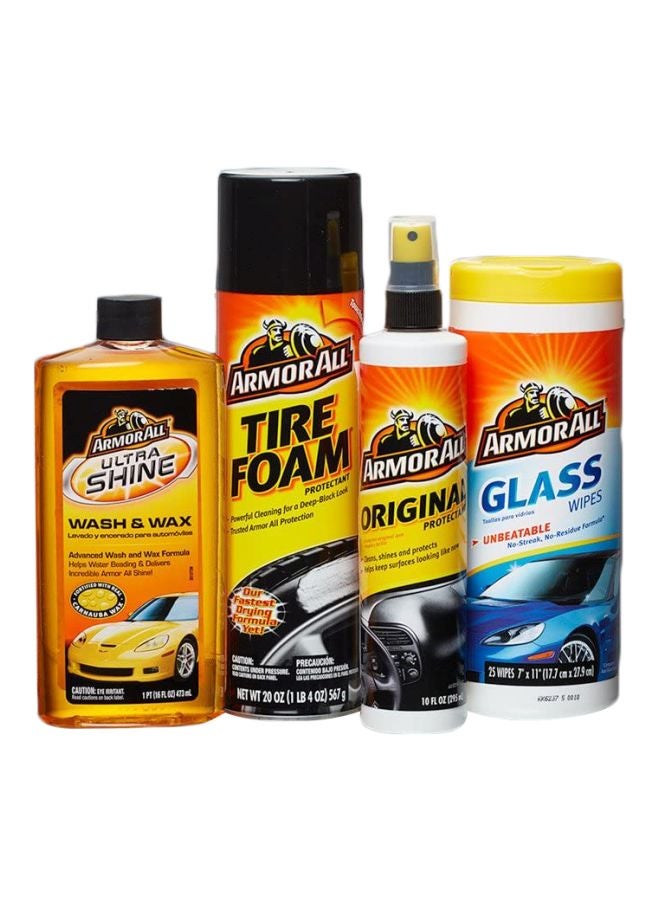 ARMOR ALL 4-Piece Complete Car Care Kit - Image 1