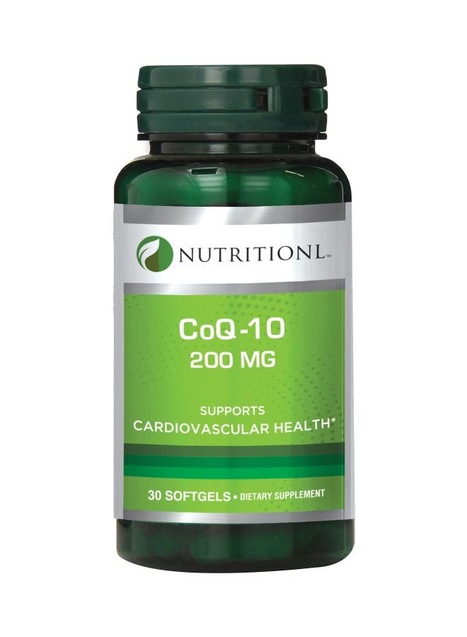 Generic CoQ10 Dietary Supplement 200Mg - 30 Softgels 