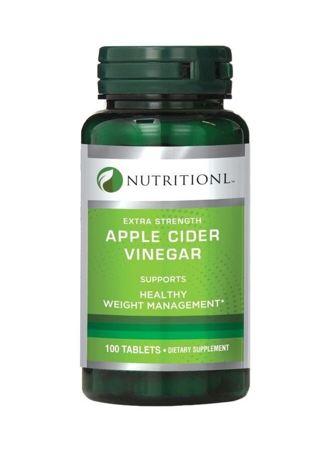 Generic - Apple Cider Vinegar Weight Management Dietary Supplement - 100 Tablets - Image 1