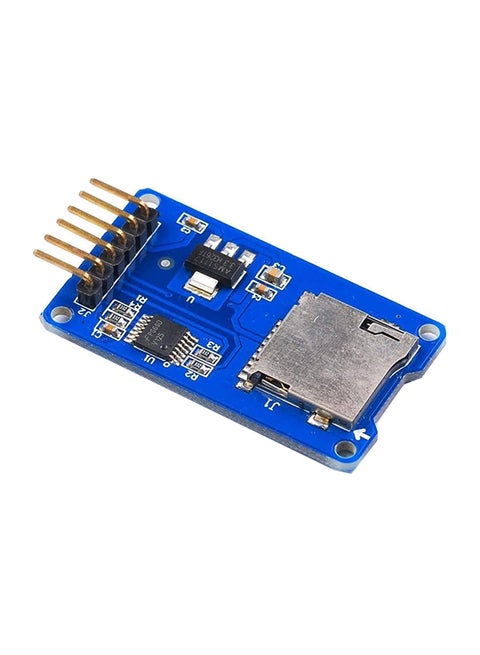Micro SD Storage Board TF Card Reader Blue