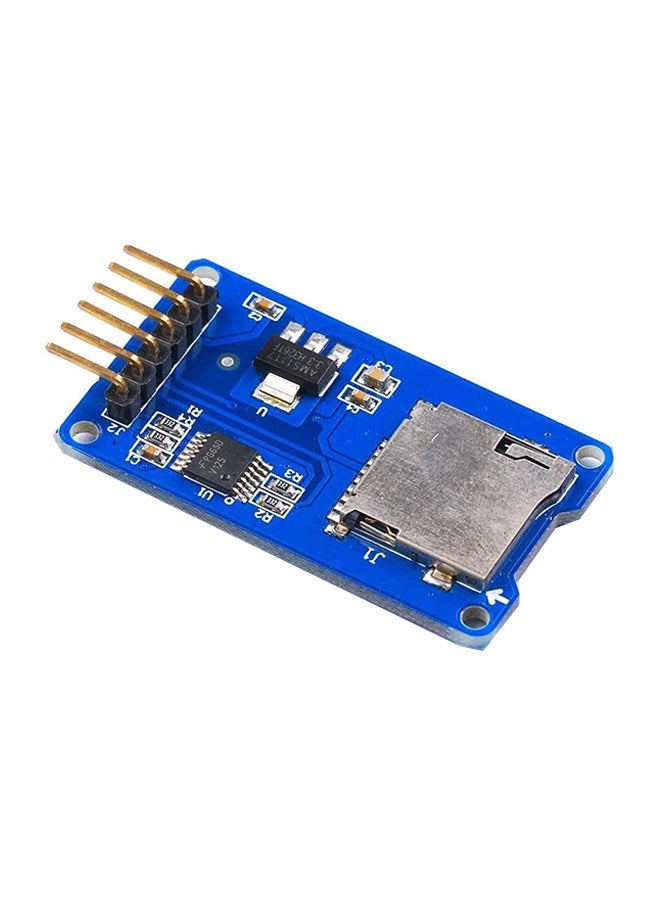 Generic Micro SD Storage Board TF Card Reader Blue  - Image 1