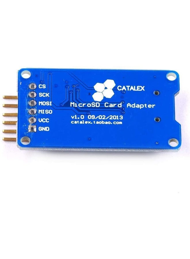 Generic Micro SD Storage Board TF Card Reader Blue  - Image 2