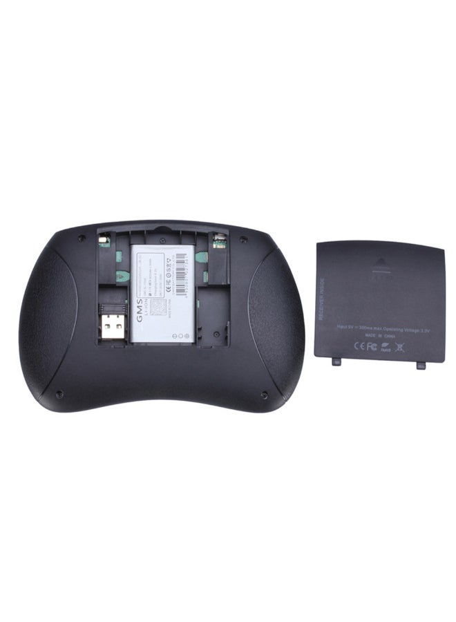 iPazzPort - Mini Backlight Wireless Gaming Keyboard With Touch-Pad Mouse Black - Image 1