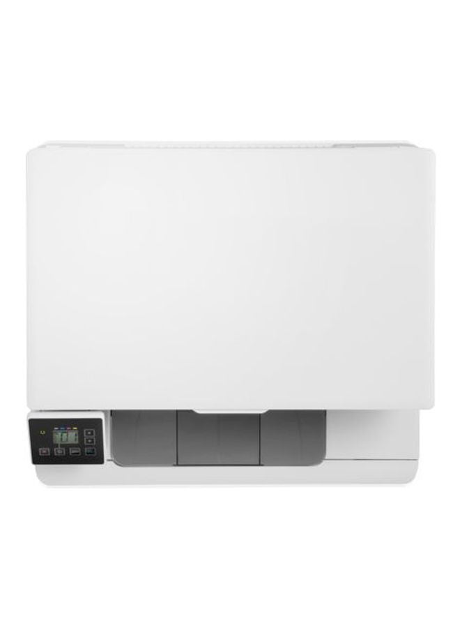 HP - LaserJet Pro Color Printer With Print/Copy/Scan Function White - Image 1