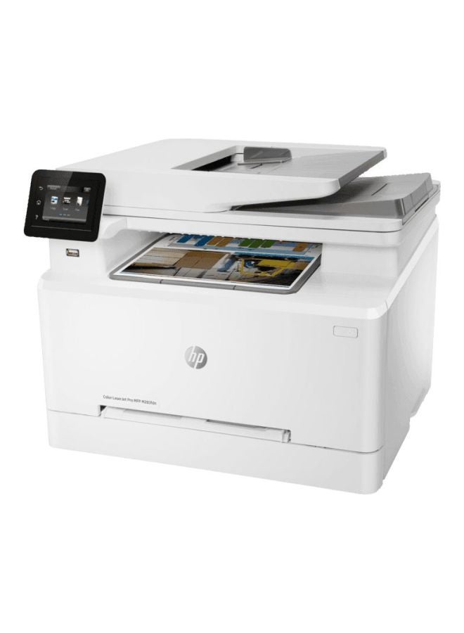 HP LaserJet Pro Colour Printer With Print/Copy/Scan/Fax Function White  - Image 1