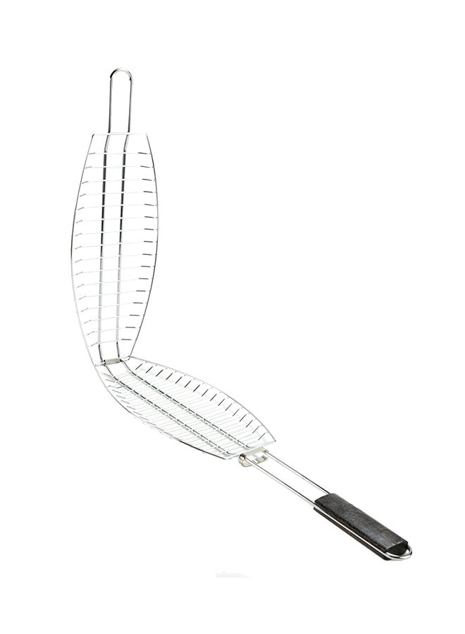 AL RIMAYA Barbecue Fish Net Grill With Handle 62x15x1cm  - Image 1