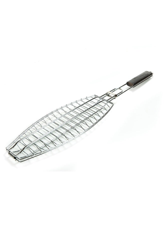 AL RIMAYA Barbecue Fish Net Grill With Handle 62x15x1cm  - Image 2