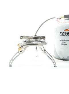 KOVEA KGB-1302 Dual Flame Camping Gas Stove 12 x 8 x 15cm  - Image 2