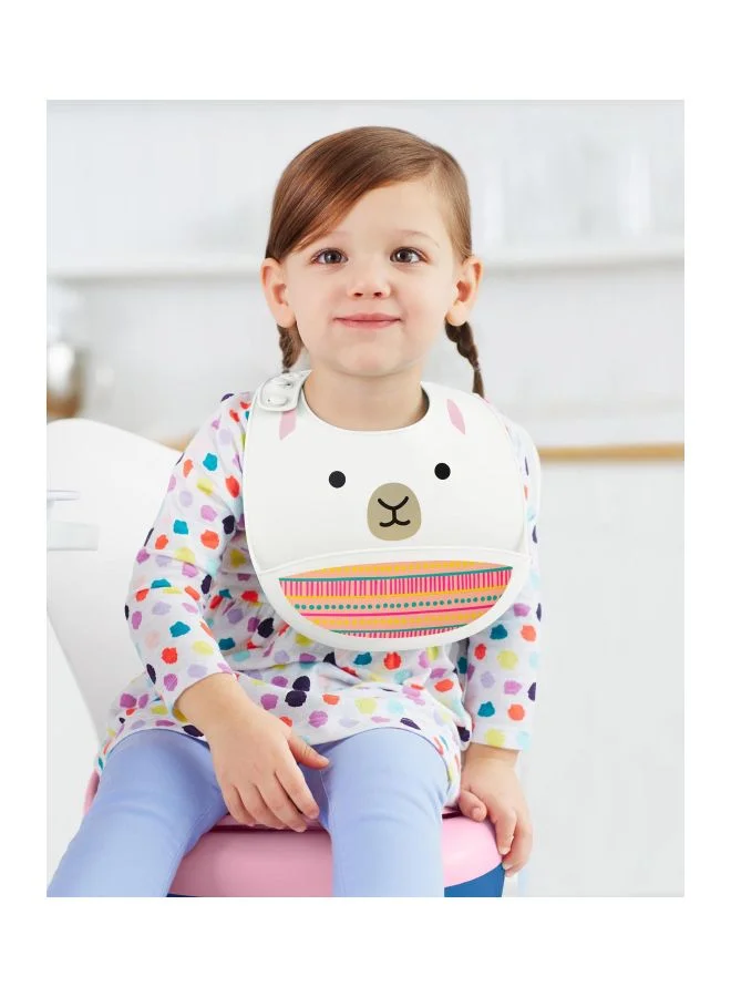 Skip Hop Zoo Fold And Go Silicone Bib