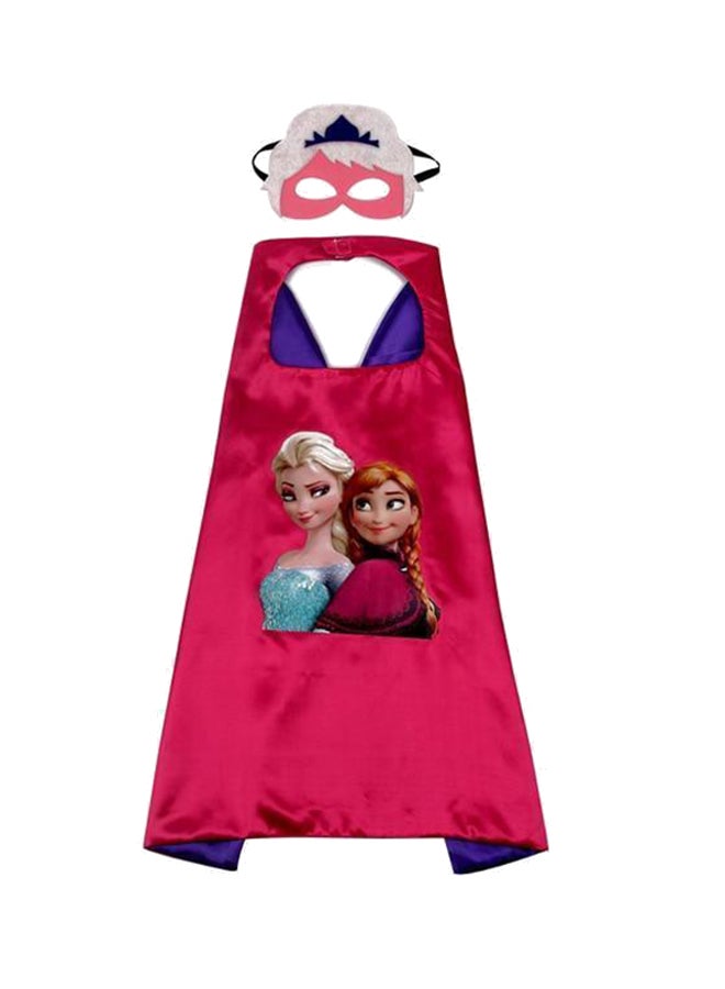 Jade Princess Anna Cape And Mask Costume 70 x 70cm