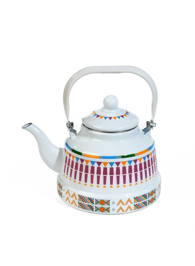 AL RIMAYA - Asiri Design Enamel Kettle 1.1Liters - Image 1