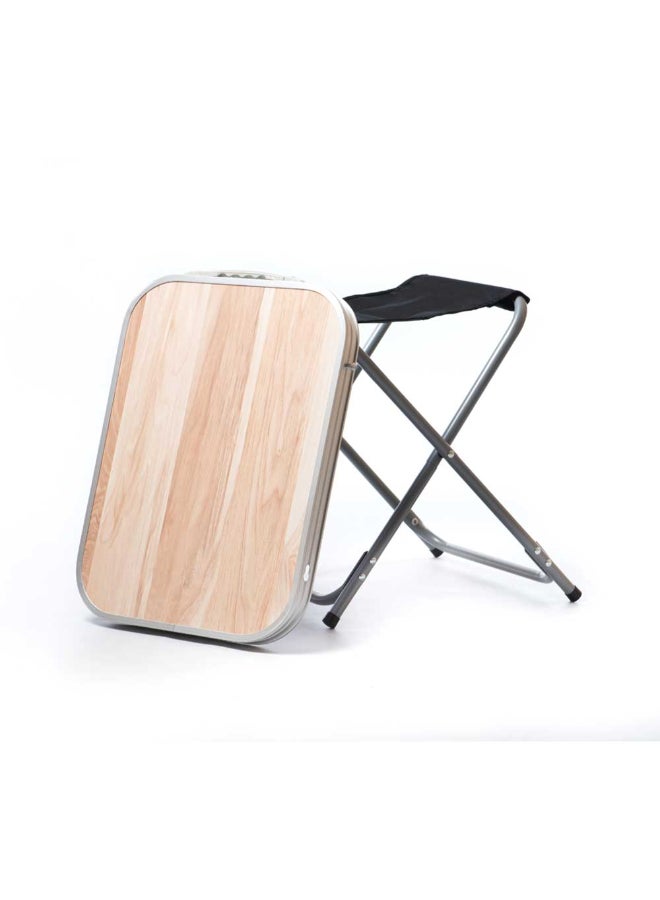 AL RIMAYA - 2-In-1 Folding Table Chair 48x38x6cm 48x38x6cm - Image 1